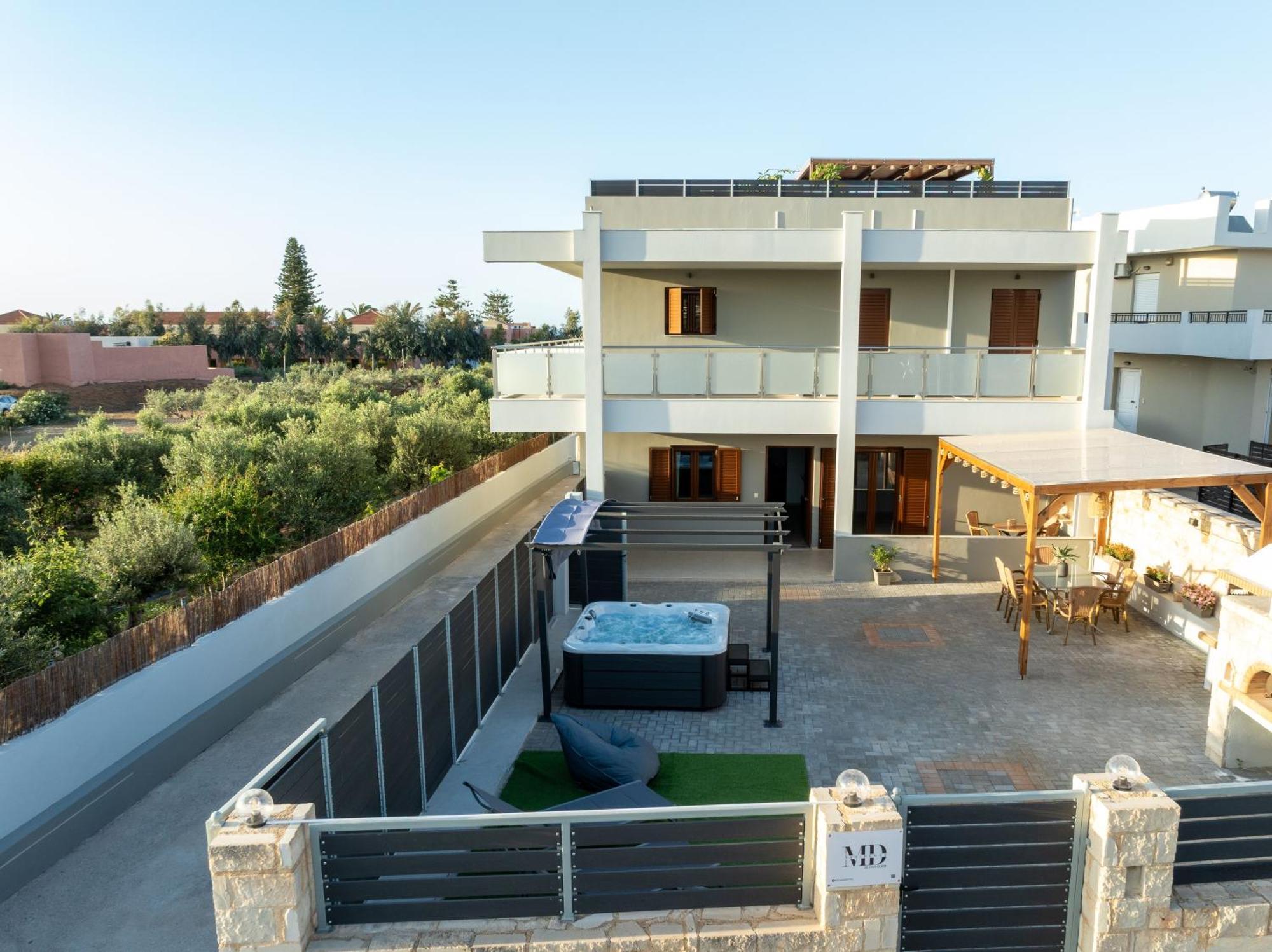 Md Residence Near The Beach W Bbq And Private Parking Limenas Chersonisou Exterior foto